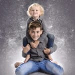 photo enfant studio portrait frères Le Plan-de-la-Tour